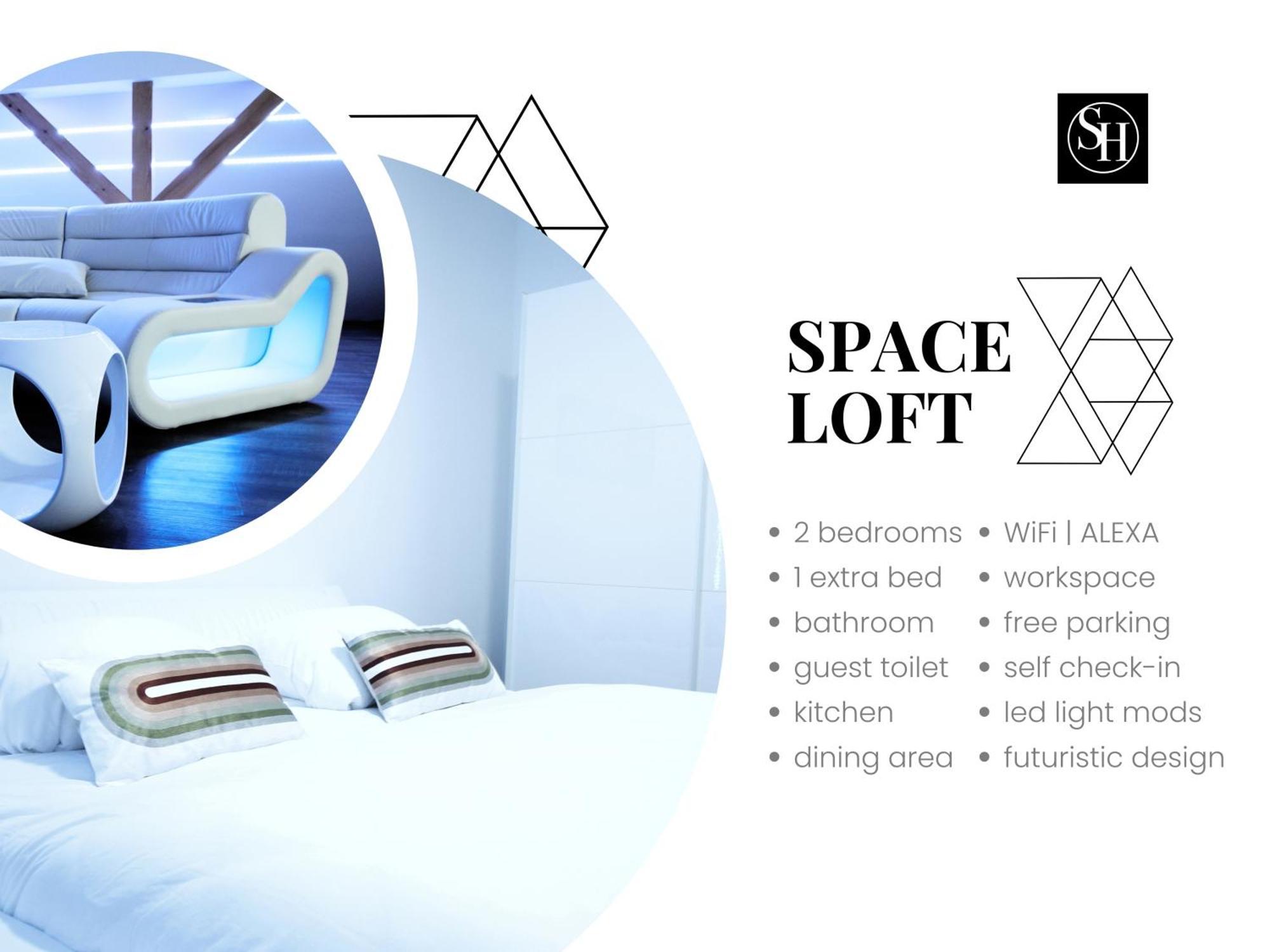 Secret Hideaways Space Loft Wohndesign Auf 2 Etagen L 450M Bis Uni Duisburg Kültér fotó